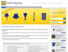 Tablet Screenshot of hawker-electronics.co.uk